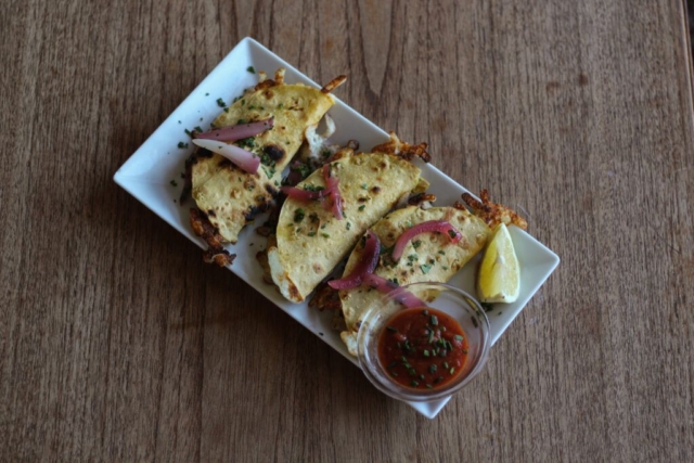 Tacos de secret ibèric de Cal Rovira